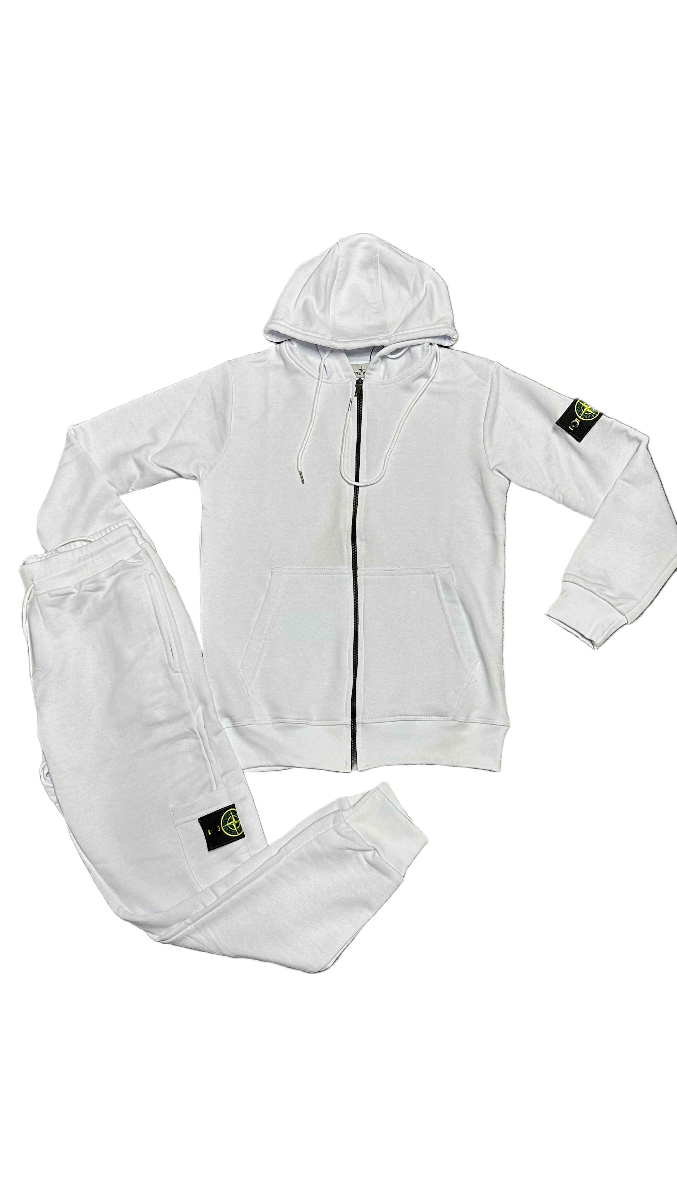 Tracksuit stone island white