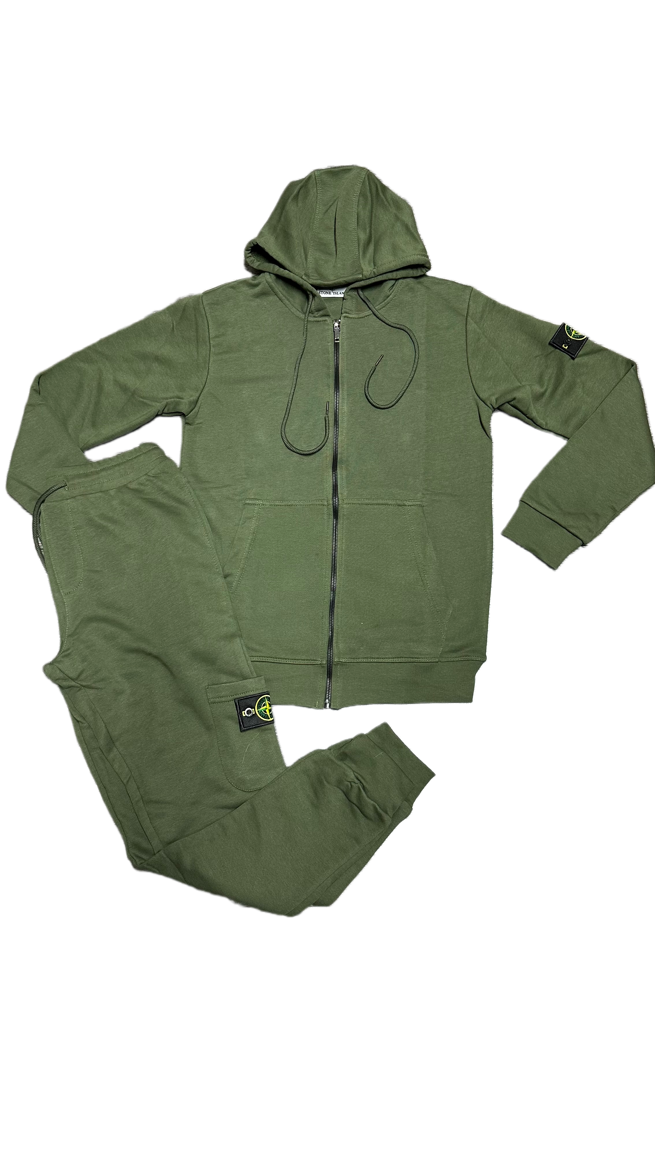 Tracksuit Stone Island green