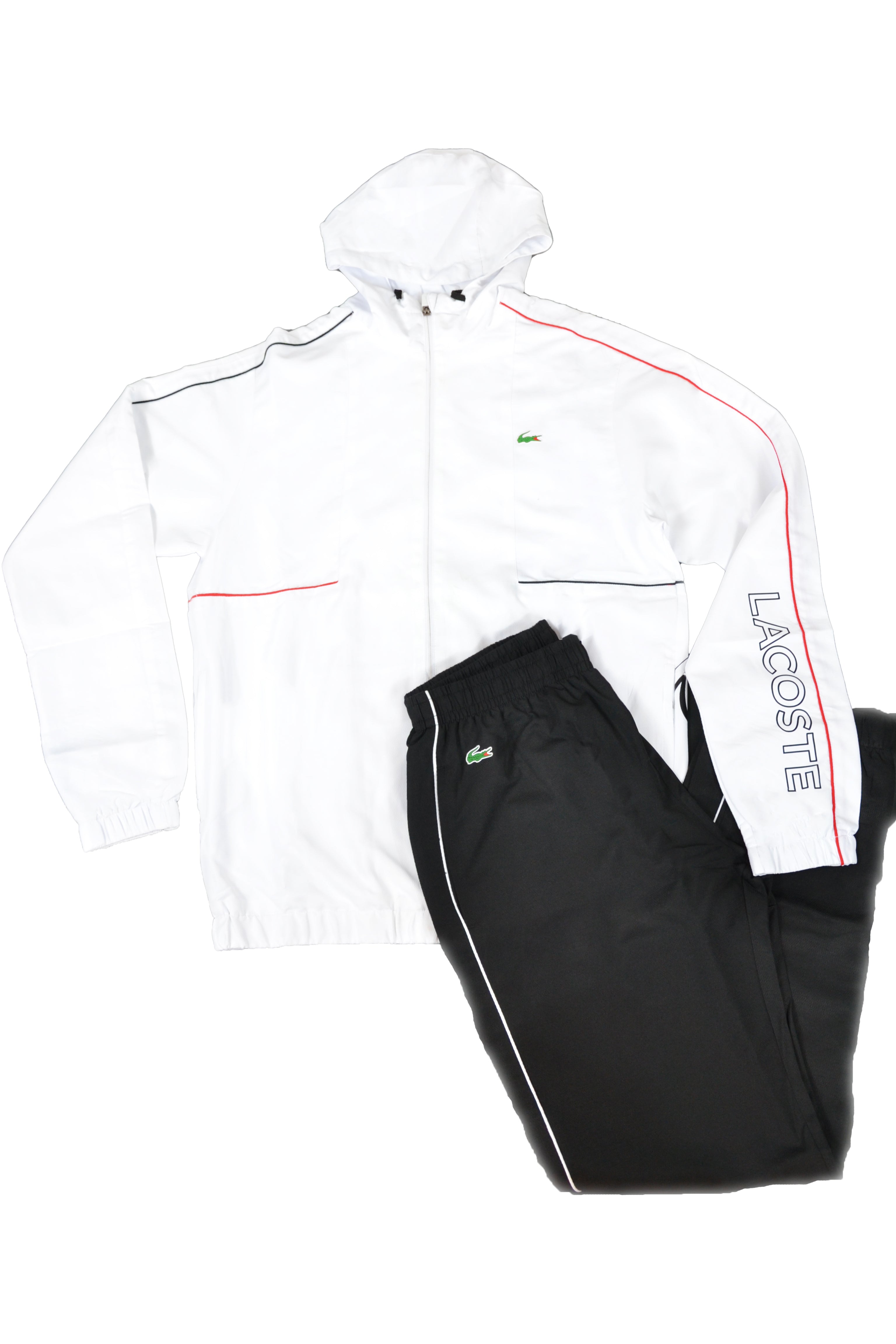 Tracksuit lacoste black krokodile