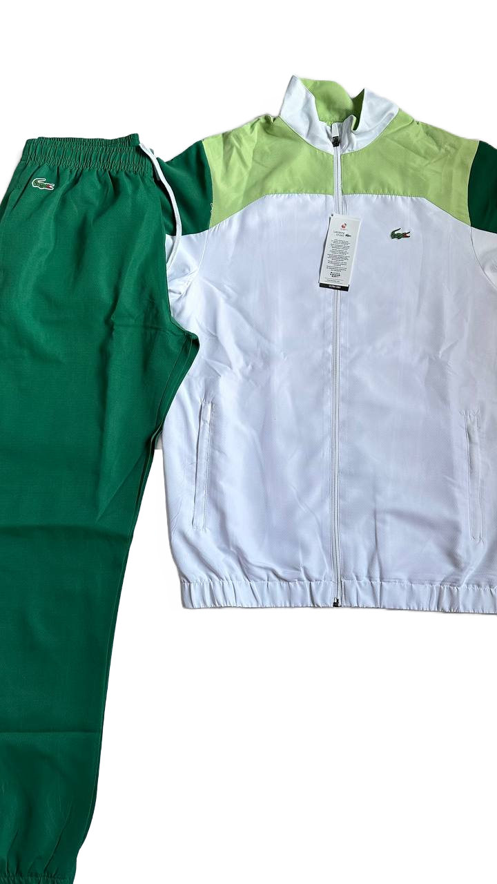 Tracksuit Lacoste green marine